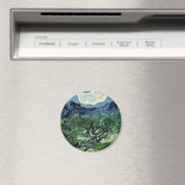 Vincent van Gogh's Olive Trees (1889) Magnet (In Situ (Geschirrspüler))