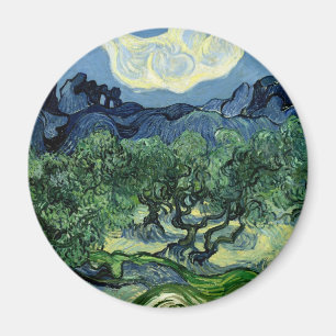 Vincent van Gogh's Olive Trees (1889) Magnet