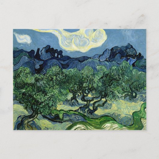 Vincent van Gogh's Olive Trees (1889) Postkarte (Vorderseite)