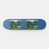 Vincent van Gogh's Olive Trees (1889) Skateboard (Horizontal)