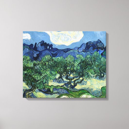 Vincent van Gogh's Olive Trees Leinwanddruck (Vorderseite)