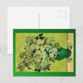 Vincent Van Gogh's Rose Postkarte (Vorne/Hinten)