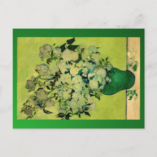 Vincent Van Gogh's Rose Postkarte (Vorderseite)