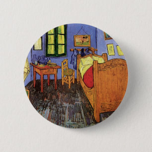 Vincent van Goghs Schlafzimmer in Arles Button