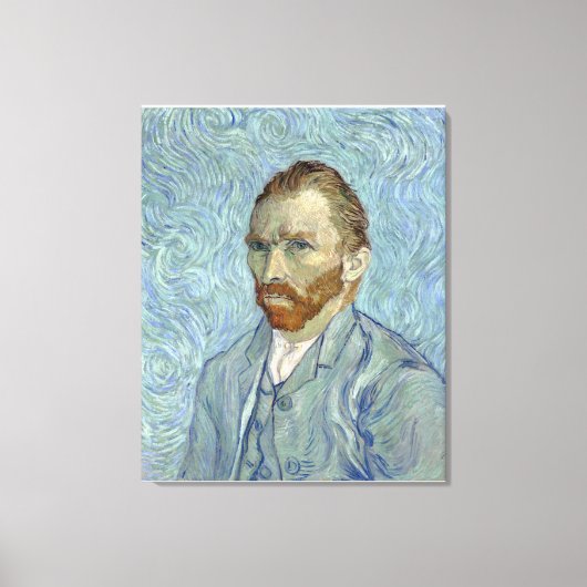 Vincent van Gogh's Selbstporträt Leinwanddruck (Vorderseite)