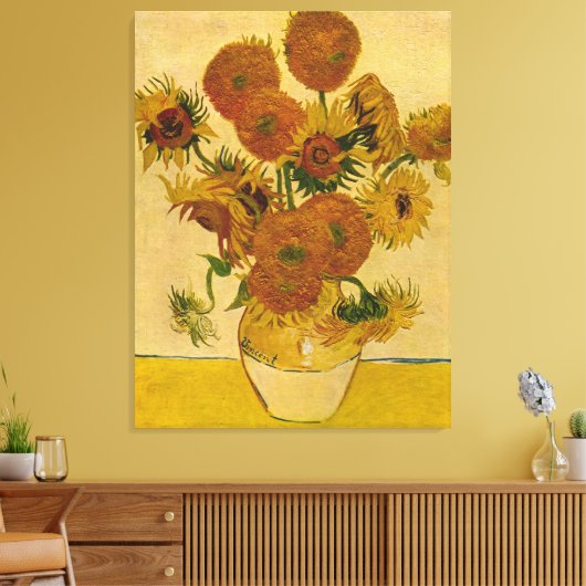 Vincent van Gogh's Sonnenblumen, 1878 Leinwanddruck (Insitu (Wohnzimmer))