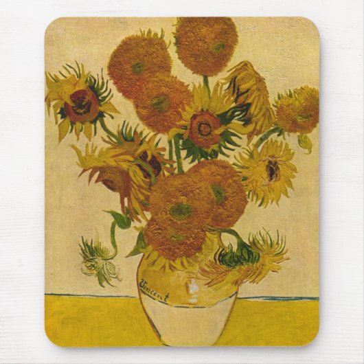 Vincent van Gogh's Sonnenblumen, 1878 Mousepad (Vorne)