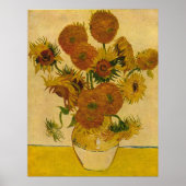 Vincent van Gogh's Sonnenblumen, 1878 Poster (Vorne)