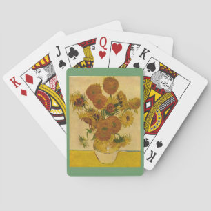 Vincent van Goghs Sonnenblumen, 1878 Spielkarten