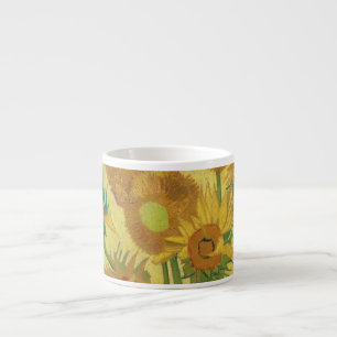 Vincent van Gogh's Sonnenblumen (1888) Espressotasse