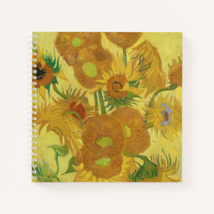 Vincent van Gogh's Sonnenblumen (1888) Notizblock