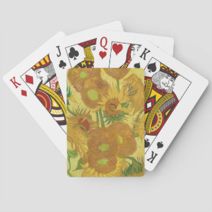 Vincent van Gogh's Sonnenblumen (1888) Spielkarten