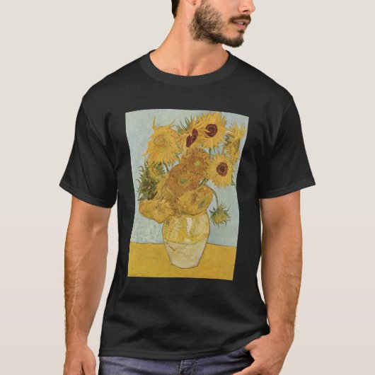 Vincent Van Gogh's Sonnenblumen T-Shirt (Vorderseite)