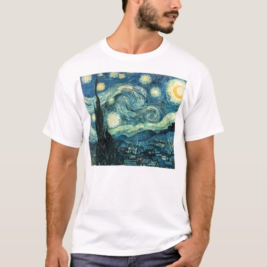 Vincent van Goghs Starry NachtT - Shirt (Vorderseite)