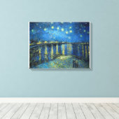 Vincent van Gogh's Starry Night Leinwanddruck (Insitu (Holzboden))