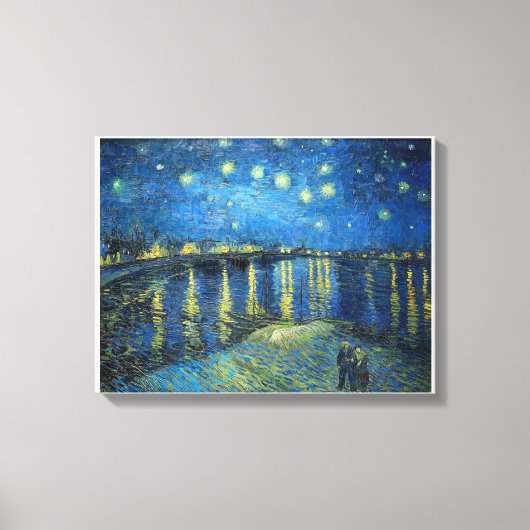 Vincent van Gogh's Starry Night Leinwanddruck (Vorderseite)