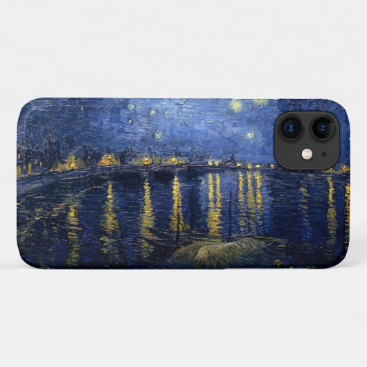 Vincent van Gogh's Starry Night Over the Rhone Case-Mate iPhone Hülle (Rückseite (Horizontal))