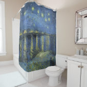Vincent van Gogh's Starry Night Over the Rhone Duschvorhang (Beispiel)