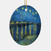 Vincent van Gogh's Starry Night Over the Rhone Keramik Ornament (Rechts)