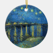 Vincent van Gogh's Starry Night Over the Rhone Keramik Ornament (Vorne)