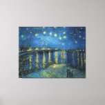 Vincent van Gogh's Starry Night Over the Rhone Leinwanddruck<br><div class="desc">Vincent van Gogh's Starry Night Over the Rhone Canvas Print Vincent van Gogh's Starry Night Over the Rhone (1888)</div>