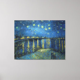 Vincent van Gogh's Starry Night Over the Rhone Leinwanddruck