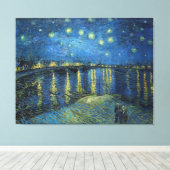 Vincent van Gogh's Starry Night Over the Rhone Leinwanddruck (Insitu (Holzboden))