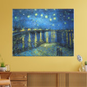 Vincent van Gogh's Starry Night Over the Rhone Leinwanddruck (Insitu (Wohnzimmer))