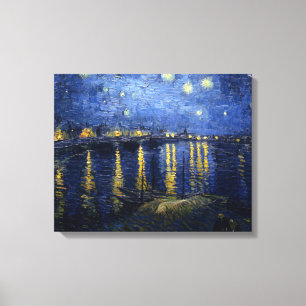 Vincent van Gogh's Starry Night Over the Rhone Leinwanddruck