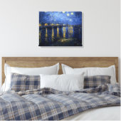 Vincent van Gogh's Starry Night Over the Rhone Leinwanddruck (Insitu (Schlafzimmer))