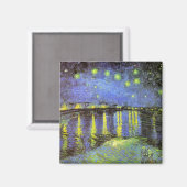 Vincent van Gogh's Starry Night Over the Rhone Magnet (Vorderseite/Rückseite)
