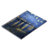 Vincent van Gogh's Starry Night Over the Rhone Notizblock (Linke Seite)