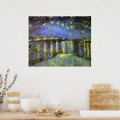 Vincent van Gogh's Starry Night Over the Rhone Poster (Küche)