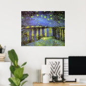 Vincent van Gogh's Starry Night Over the Rhone Poster (Heimbüro)