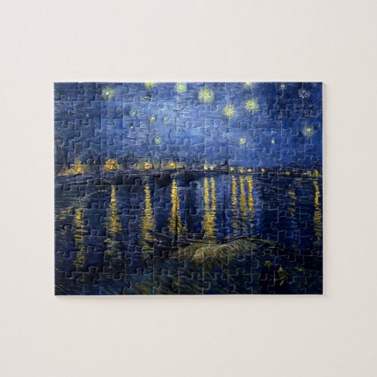 Vincent van Gogh's Starry Night Over the Rhone Puzzle (Horizontal)