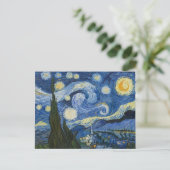 Vincent Van Gogh's Starry Night Postkarte (Stehend Vorderseite)