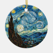 Vincent van Goghs sternenklare Nacht Keramikornament (Vorne)