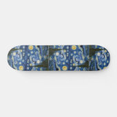 Vincent van Goghs sternenklare Nacht Skateboard (Horizontal)