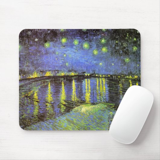 Vincent van Goghs sternenklare Nacht über der Mousepad (Mit Mouse)