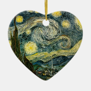 Vincent van Goghs Sternennacht (1889) Keramikornament