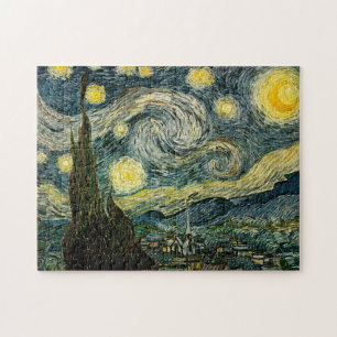 Vincent van Goghs Sternennacht (1889) Puzzle
