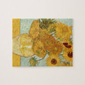 Vincent van Gogh's Stilleben mit 12 Sonnenblumen Puzzle (Horizontal)
