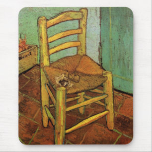 Vincent van Goghs Stuhl mit seiner Pfeife Mousepad