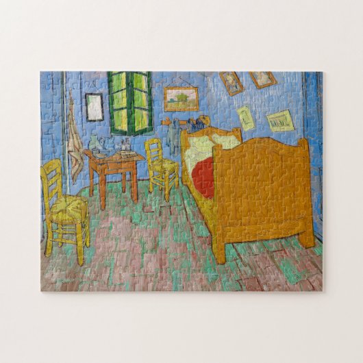 Vincent Van Gogh's The Bedroom (1889) Puzzle (Horizontal)