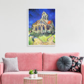 Vincent van Gogh's The Church in Auvers (1890) Leinwanddruck (Insitu (Wohnzimmer))