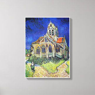 Vincent van Gogh's The Church in Auvers (1890) Leinwanddruck