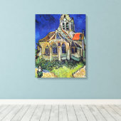 Vincent van Gogh's The Church in Auvers Leinwanddruck (Insitu (Holzboden))