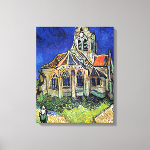 Vincent van Gogh's The Church in Auvers Leinwanddruck