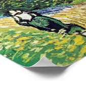 Vincent van Gogh's The Church in Auvers Poster (Ecke)