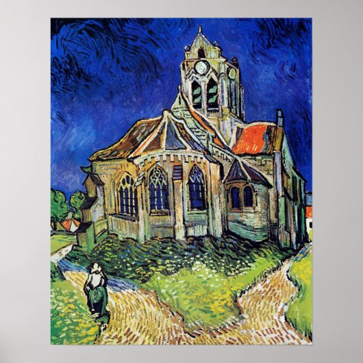 Vincent van Gogh's The Church in Auvers Poster (Vorne)